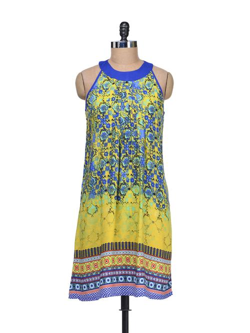 printed halter dress - 57281 - Very Small Image - 1
