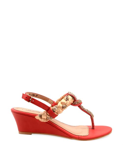 red wedge sandals - 57609 - Very Small Image - 1