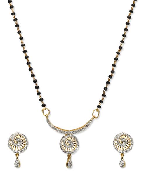 delicate mangalsutra - 58344 - Very Small Image - 1