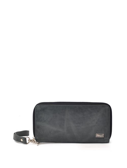 charcoal grey leather wallet - 58417 - Very Small Image - 1