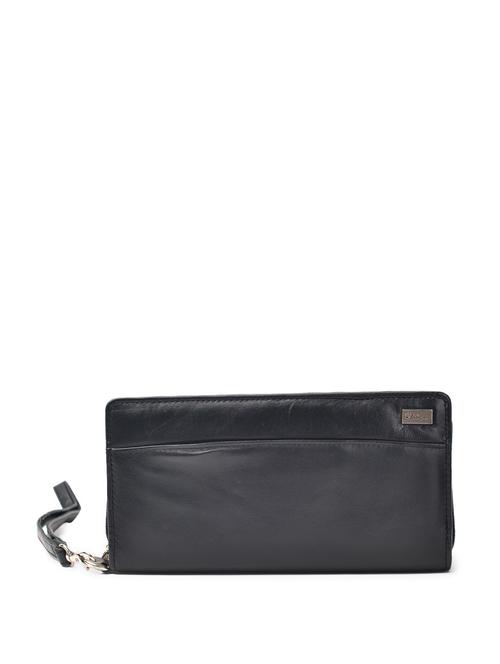 classic black leather wallet - 58422 - Very Small Image - 1