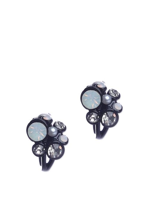 Cluster Hoop earrings - 58712 - Very Small Image - 1