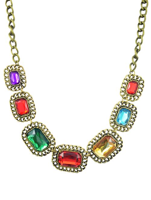 statement crystal necklace - 59173 - Very Small Image - 1