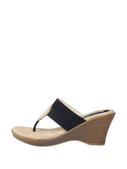 Embellished Black Platform Heels - 61065 - Very Small Image - 1