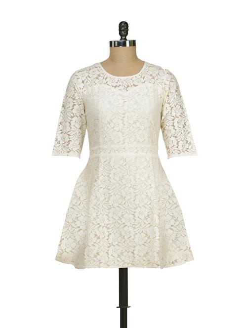 chic white lace dress - 61552 - Very Small Image - 1