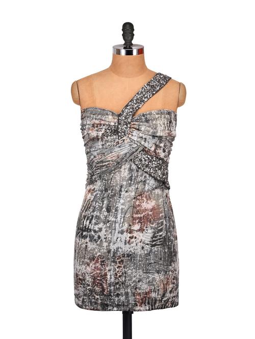 multicolored bodycon dress - 62005 - Very Small Image - 1