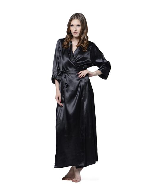 Luxurious Satin Night Robe - 63060 - Very Small Image - 1