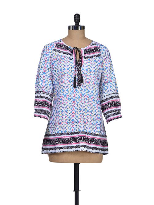 blue and pink pretty top  - 64252 - Very Small Image - 1