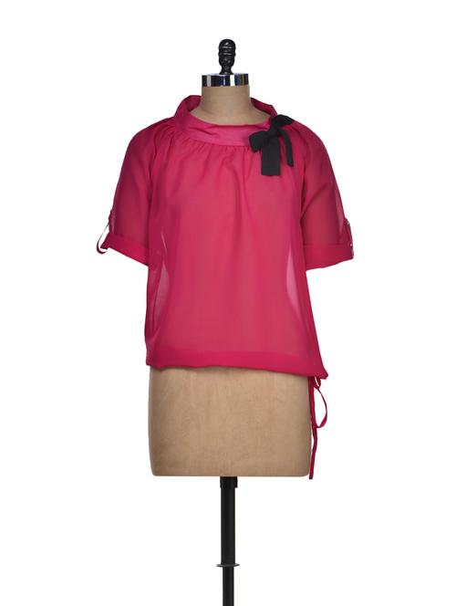 sheer pink top - 66308 - Very Small Image - 1