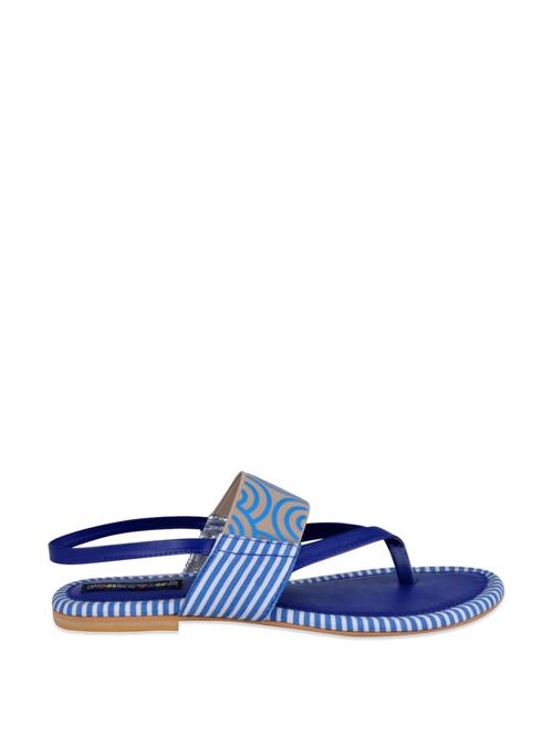 printed blue sandals - 68561 - Very Small Image - 1