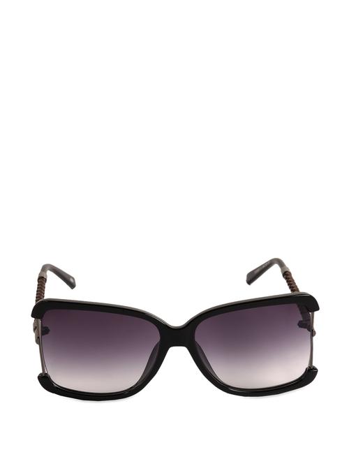 black over-sized square sunglasses - 68824 - Very Small Image - 1