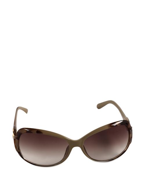 stylish olive oval sunglasses - 68842 - Very Small Image - 1