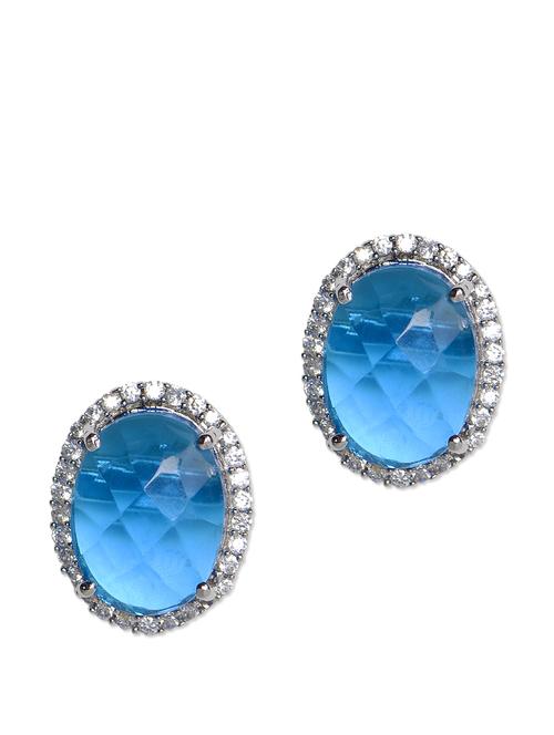 stunning blue stone earrings - 69848 - Very Small Image - 1