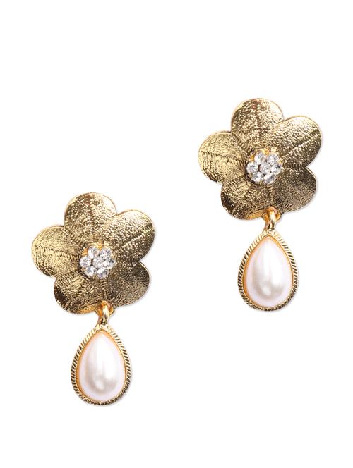pretty floral earrings - 70298 - Very Small Image - 1