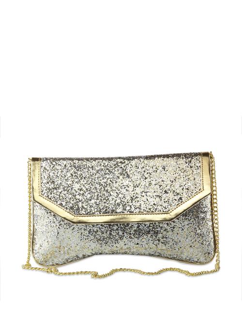 Silver Statement Shimmer Bag - 70416 - Very Small Image - 1