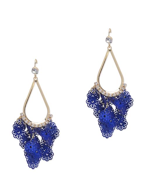 golden blues earrings - 70471 - Very Small Image - 1