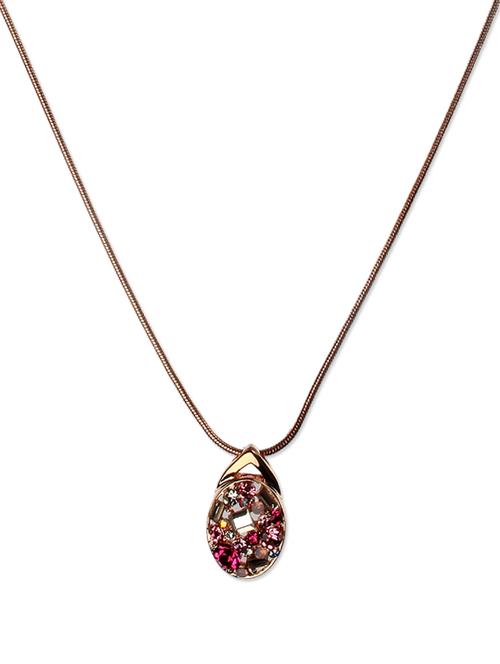 Cute Pink Pendent Necklace - 70940 - Very Small Image - 1