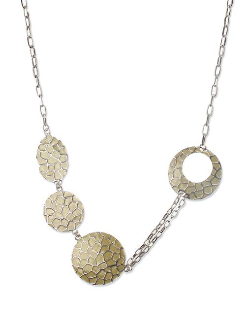 Exquisite and Stylish Grey Necklace - 71065 - Very Small Image - 1