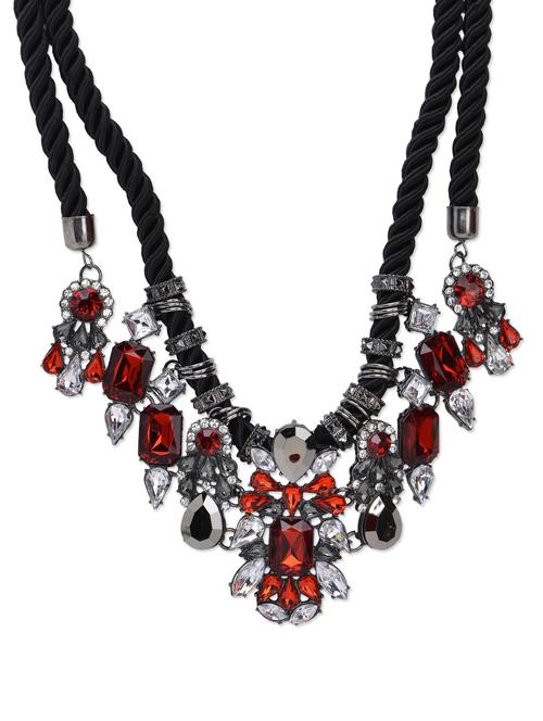 bewitching black and red necklace - 71705 - Very Small Image - 1