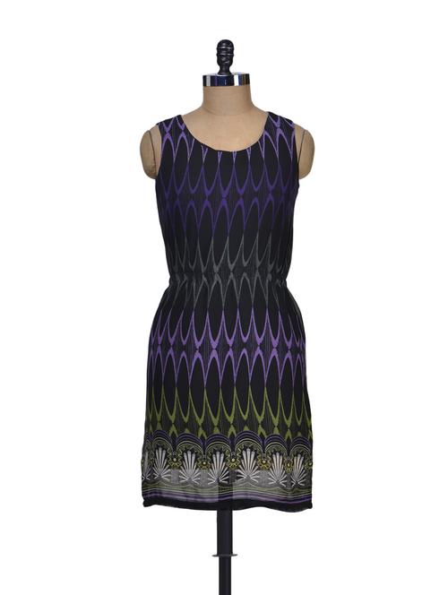 hot black printed dress - 72446 - Very Small Image - 1