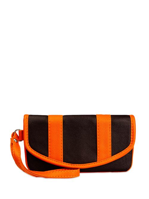 multi coloured striped clutch - 72700 - Very Small Image - 1