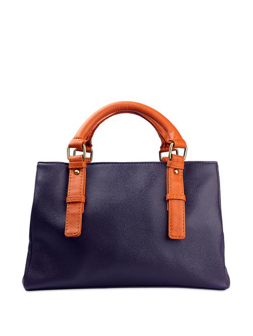 purple leatherette handbag - 72715 - Very Small Image - 1