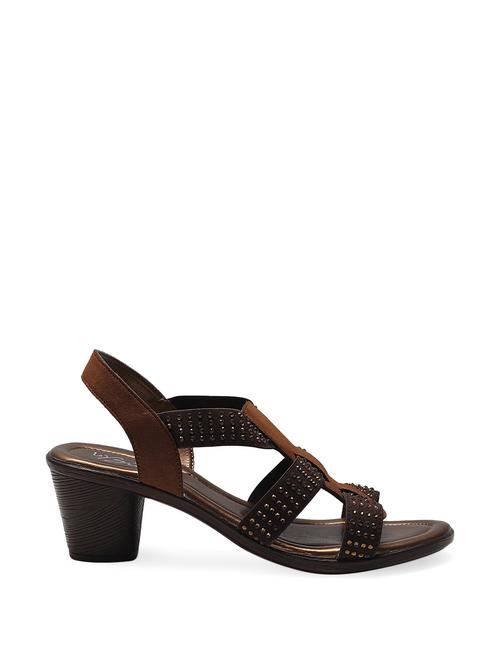 Brown back strap Sandal - 72756 - Very Small Image - 1