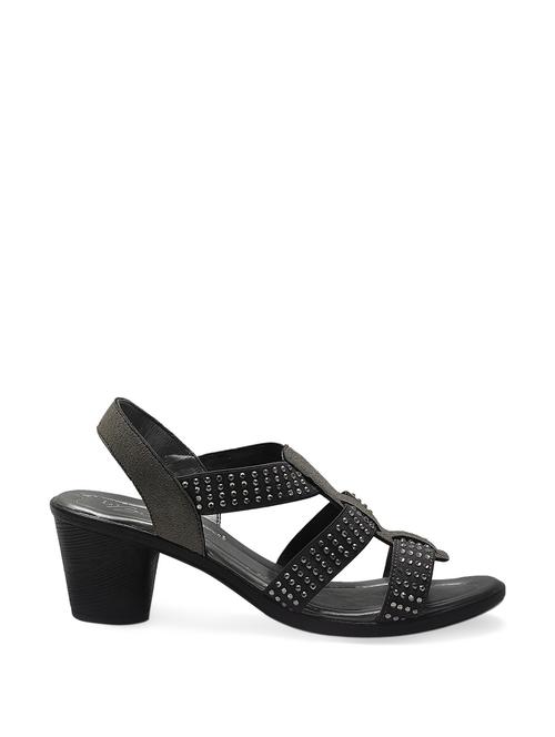 Black back strap Sandal - 72757 - Very Small Image - 1