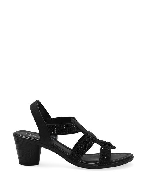 black back strap sandal - 72758 - Very Small Image - 1