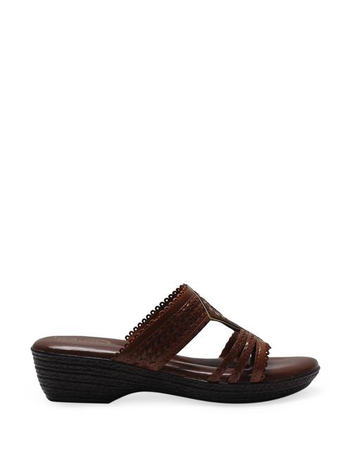 Brown slip on wedges - 72790 - Very Small Image - 1