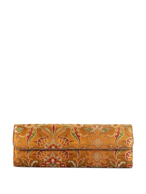 yellow brocade clutch - 72801 - Very Small Image - 1