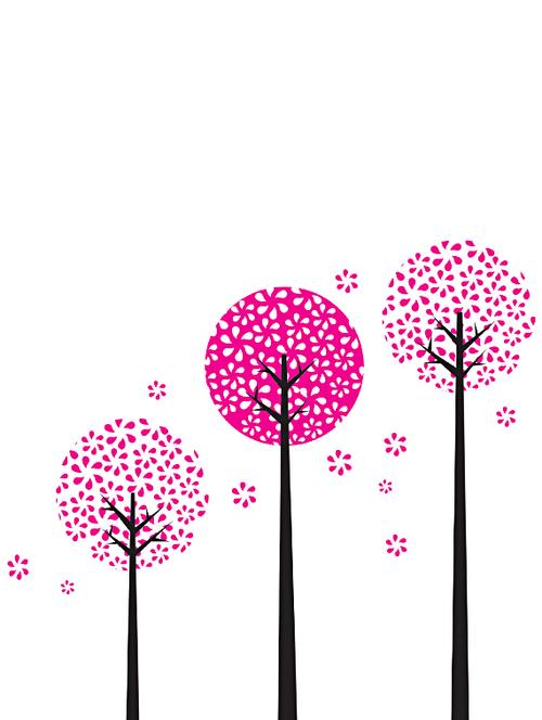 lovely pink tree - 73715 - Very Small Image - 1