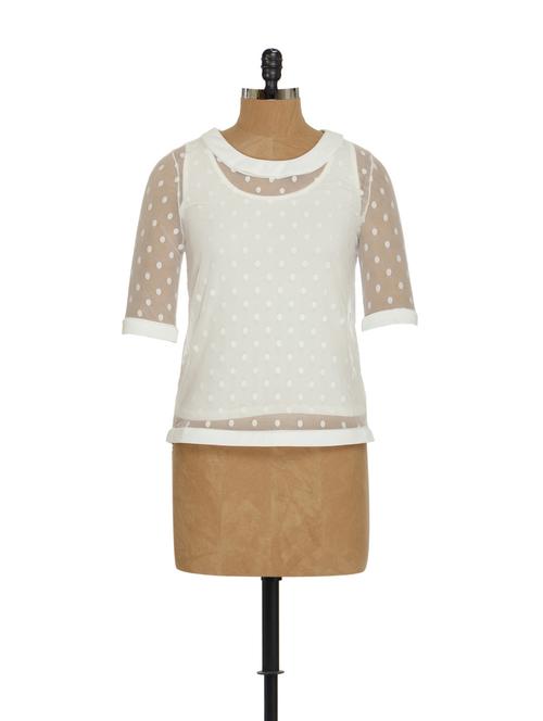 white two-layer top - 75185 - Very Small Image - 1