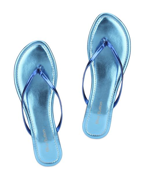 shiny blue flats - 75251 - Very Small Image - 1