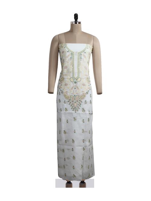 Simplistic chikankari Kurta - 76443 - Very Small Image - 1