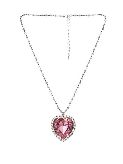 exquisite rose heart neckpiece - 76751 - Very Small Image - 1