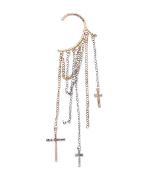 Faith Cross Ear Cuff - 76900 - Very Small Image - 1