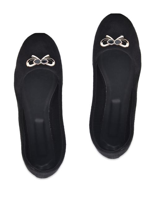 black diva flat ballerinas - 77420 - Very Small Image - 1