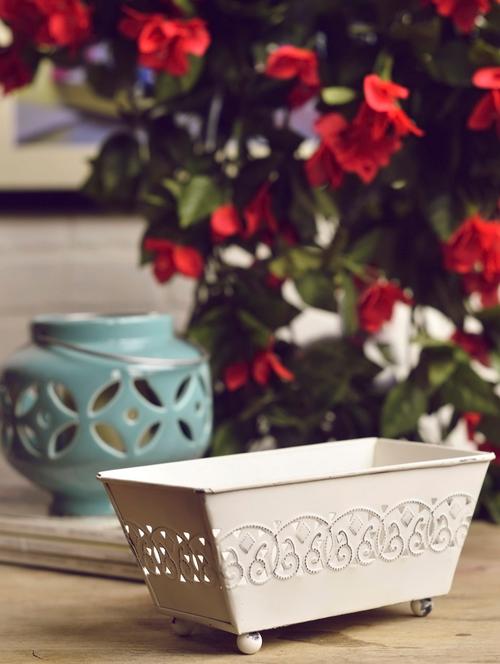 Multipurpose Container In White Iron - 78485 - Very Small Image - 1