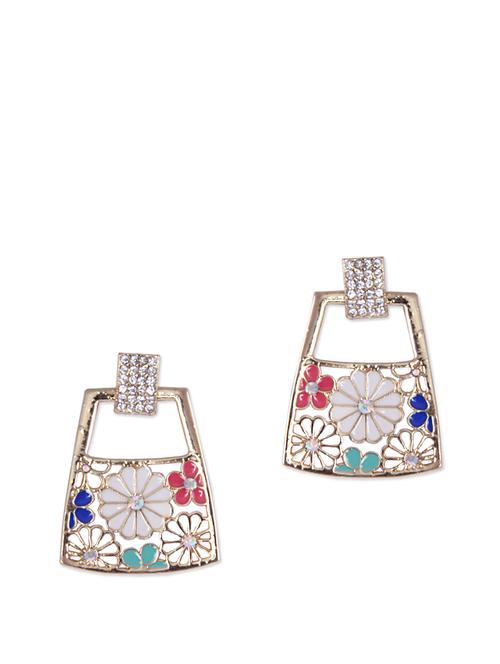 floral finesse earrings - 80135 - Very Small Image - 1