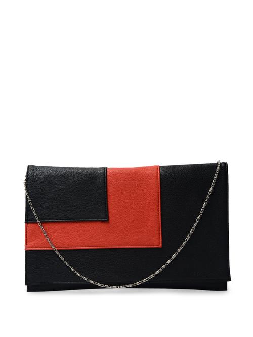 oversized black and red clutch - 81607 - Very Small Image - 1