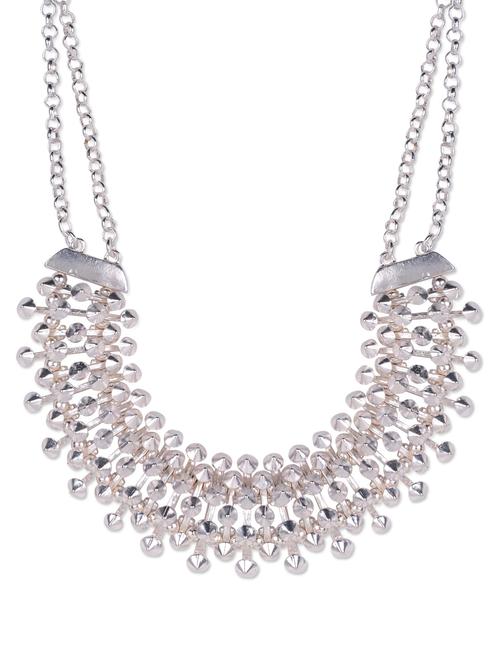 silver pointed necklace - 82810 - Very Small Image - 1