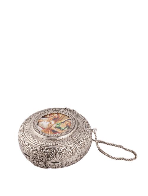 silver polish brass clutch - 845 - Very Small Image - 1