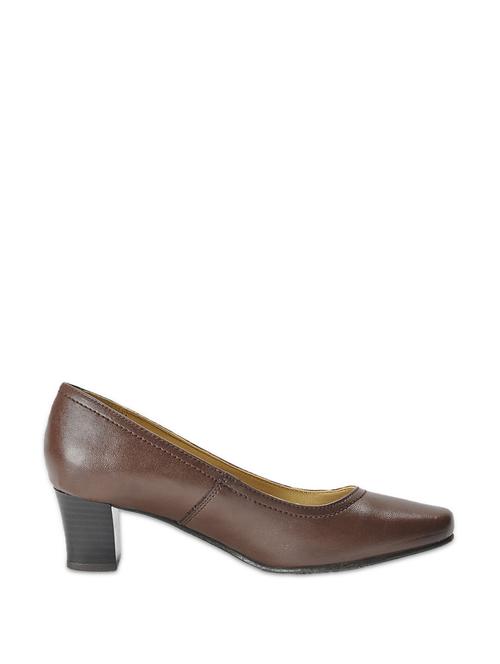 Brown  slip on  formal shoes - 846906 - Very Small Image - 1