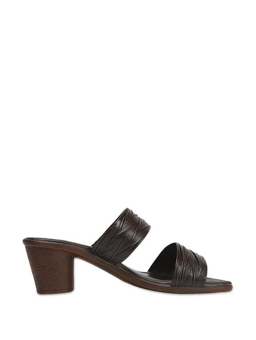 Brown slip on  sandals - 846919 - Very Small Image - 1