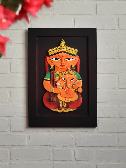 terracotta durga
 ganesha wall dã‰cor - 847902 - Very Small Image - 1