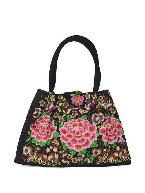 embroidered floral handbag - 848140 - Very Small Image - 1
