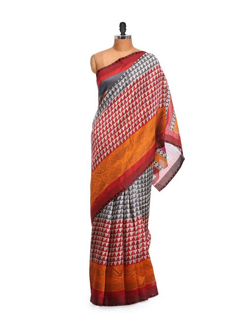 traditional ethinc saree - 84835 - Very Small Image - 1