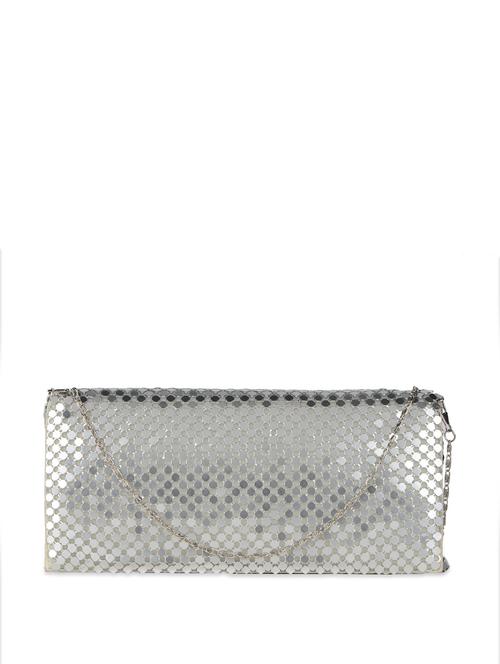 silver sequins clutch - 848904 - Very Small Image - 1