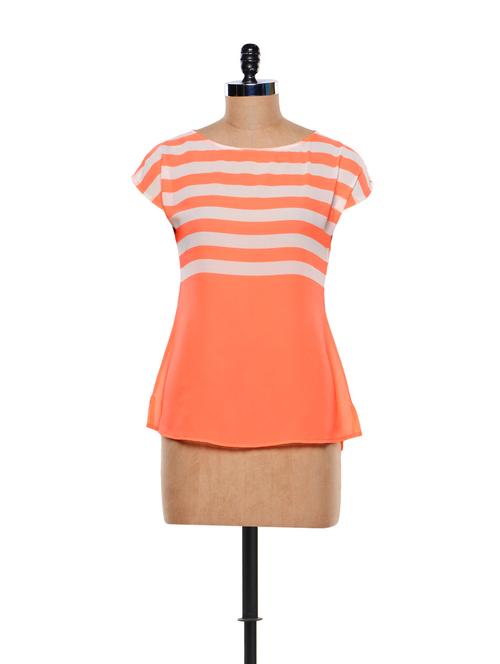 striped orange top - 84945 - Very Small Image - 1